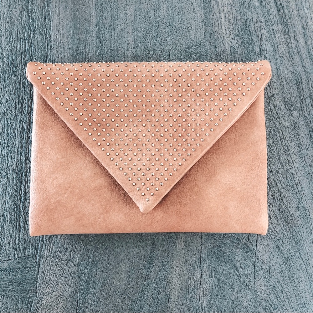 Urban Expressions Tan & Gold Crossbody Bag